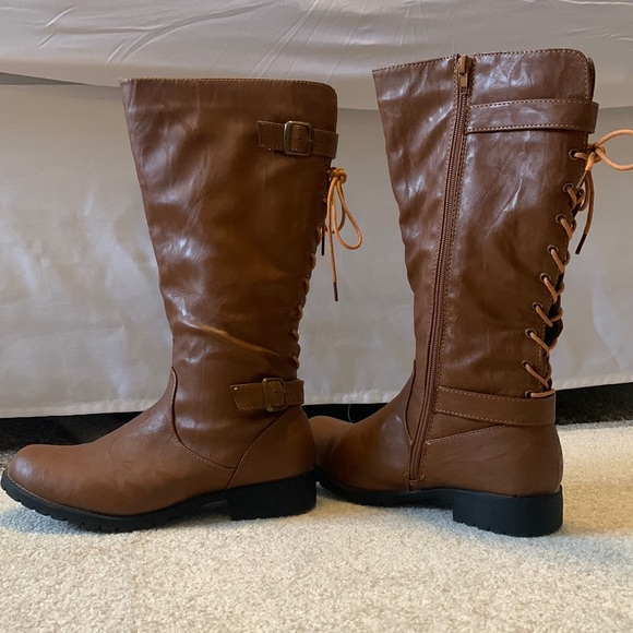 Bucco Capensis zip up boots size 5 Brown - Picture 1 of 3